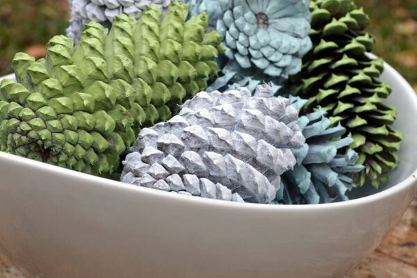 Pine cone table decoration